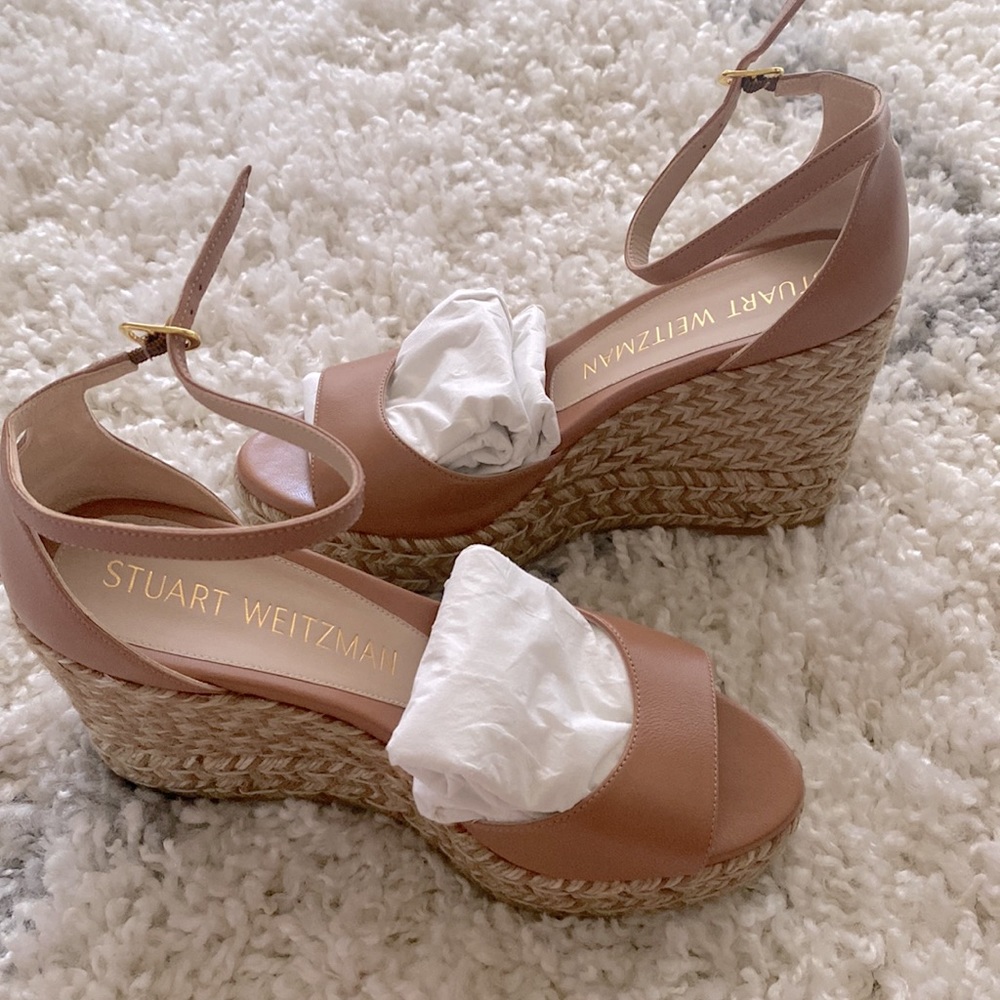 Stewart Weitzman Nudistcurve Espadrille Wedge